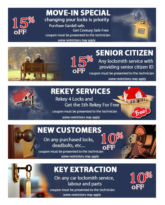 Locksmith Master Shop Osseo, MN 763-312-6003 - coupon21-set-five